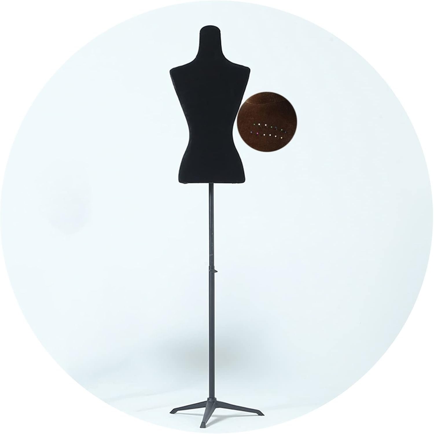 CONGRUI Female Mannequin Torso, Half Body Clothing Exhibit Dummy Model, Apply to Designer Sewing