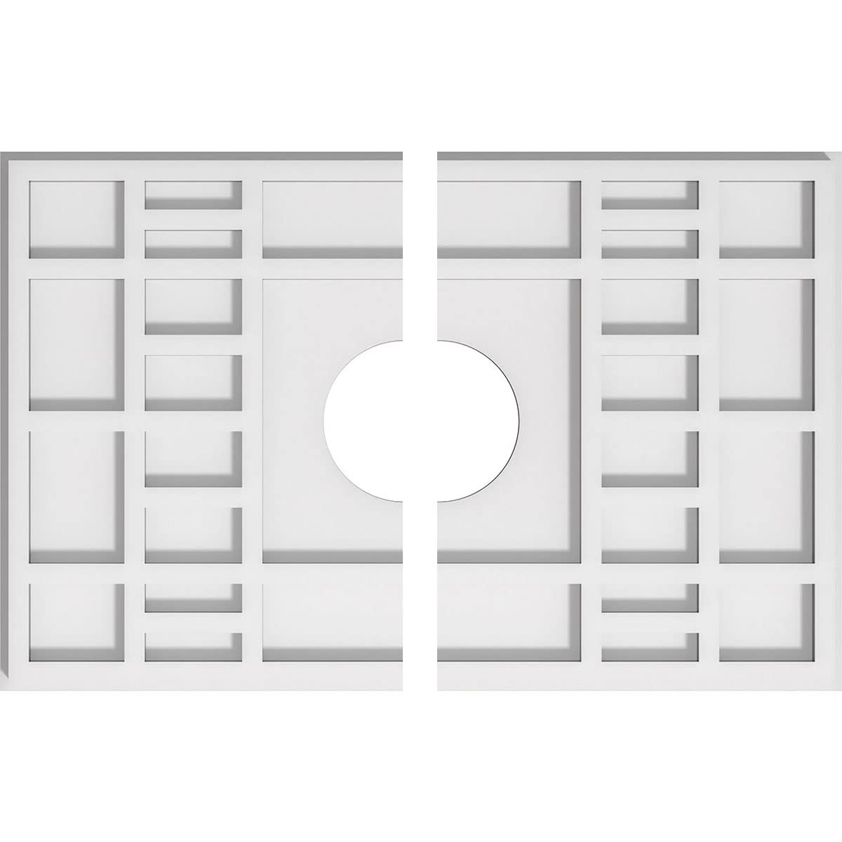 Médaillons de plafond contemporains en PVC pour sublimer le salon ou la salle à manger moderne