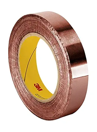 3M EMI Copper Foil Shielding Tape 1181, 1 in x 18 yd (25,40 mm x 16,5 m)