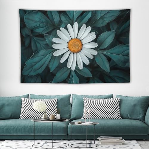 Tapisserie murale légère feuilles vert foncé WSOIHFEC grand format tissu doux