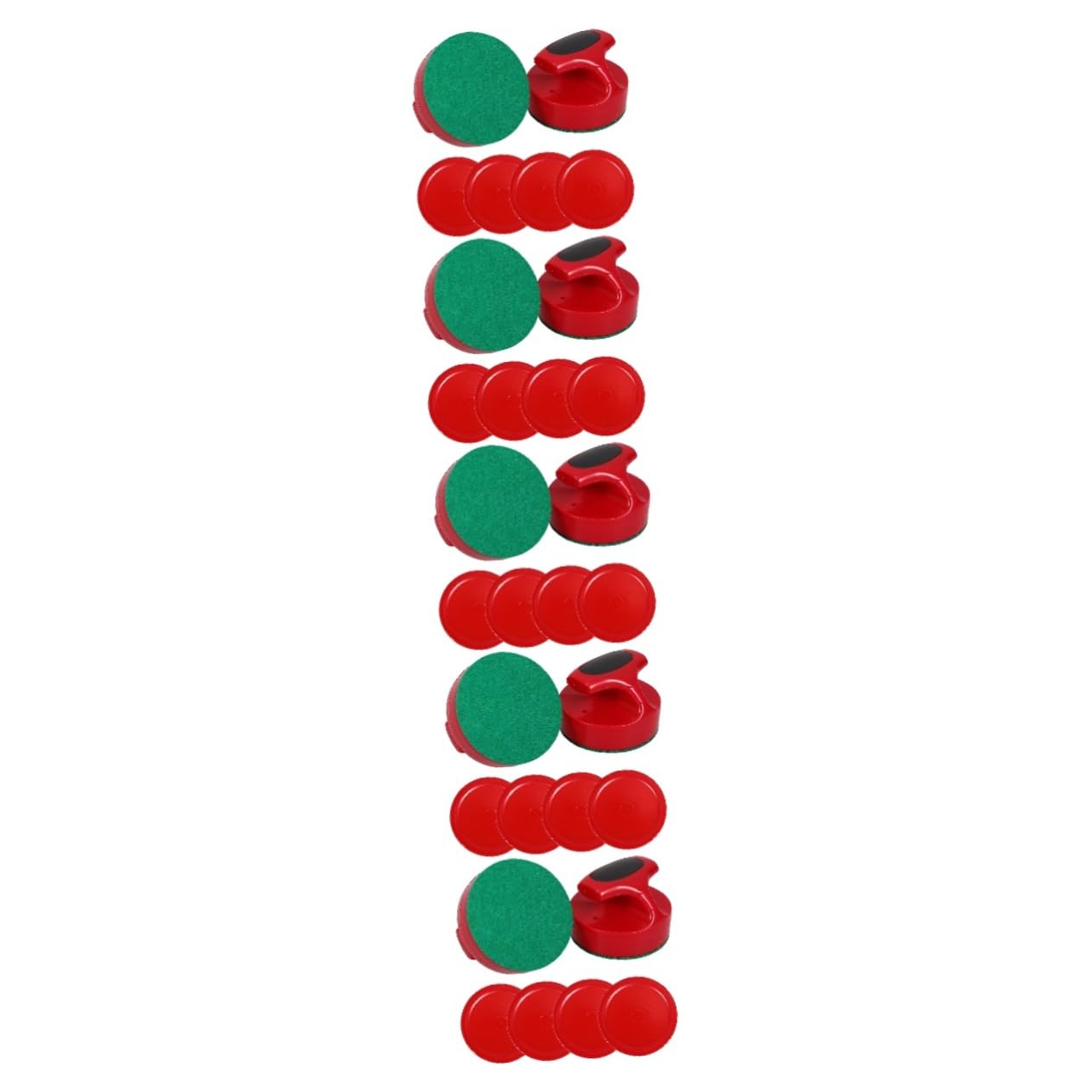 ibasenice 5sets Accessori Per Hockey Da Tavolo Kit Di Dischi e Spintori Per Hockey Spintori Per Giochi Di Divertimento Famiglia