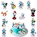 Produktbild Die Schlümpfe Figuren, 12 Stück Schlümpfe Set, Schlümpfe Tortendeko, Smurfs Mini Figuren Modell für Jungen Mädchen Geburtstagsparty Kuchendekoration