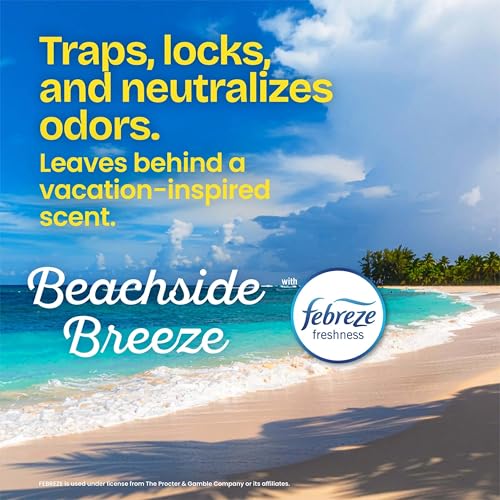 Image of Glad Odorshield Small Drawstring Trash Bags, 4 Gal, Febreze Beachside Breeze, 34 Ct, Pack May Vary