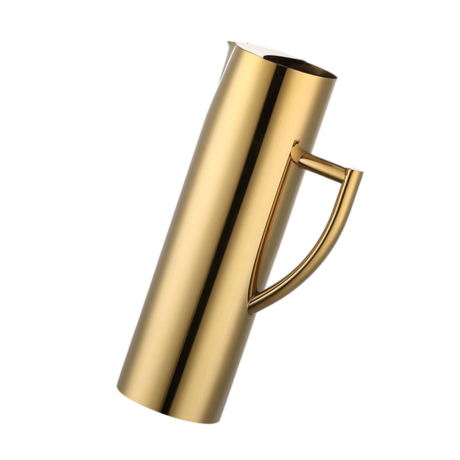 carotoe Multifuntional Water Kettles Stainless Steel Liquid Container Large Drink Dispensers with Handle for Daily and Party Use D Handle Pouring Kettles