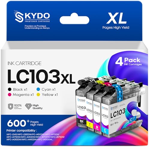 Cartouches d'encre compatibles Brother LC103 XL LC101 MFC-J4510DW