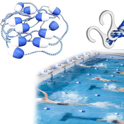 Corde de sécurité pour piscine réglable zone natation sûre 59m