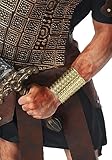 Costume Culture Men's Gladiator Circle Wrist Cuff, Gold, One Size