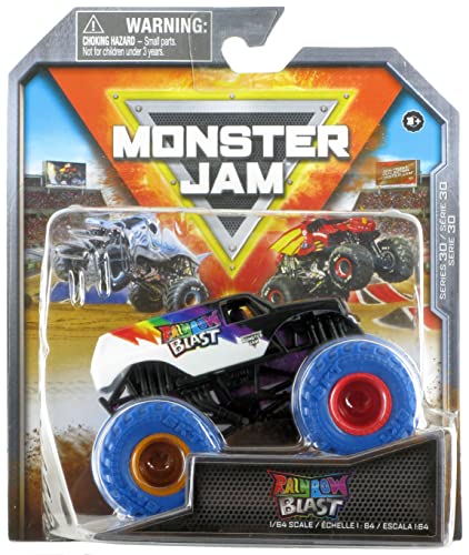 Monster Jam 2023 Spin Master 1:64 Diecast Truck Series 30 Alternate Dimensions Rainbow Blast