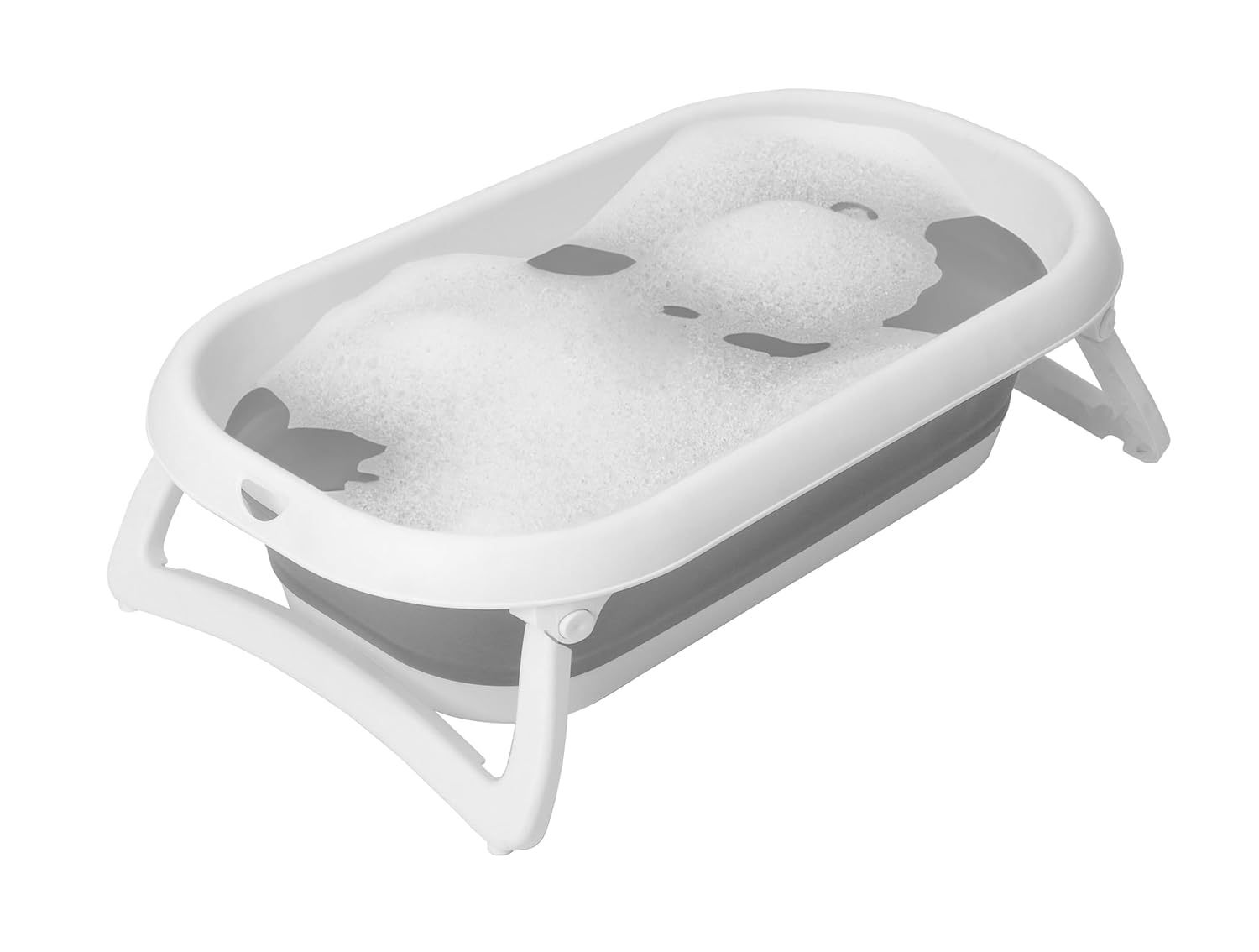 Rotho Babydesign Bath Seat Blue - Non-Slip Bath Seat with High Seat Comfort and Child Safety - Seat Aid - Bath Aid