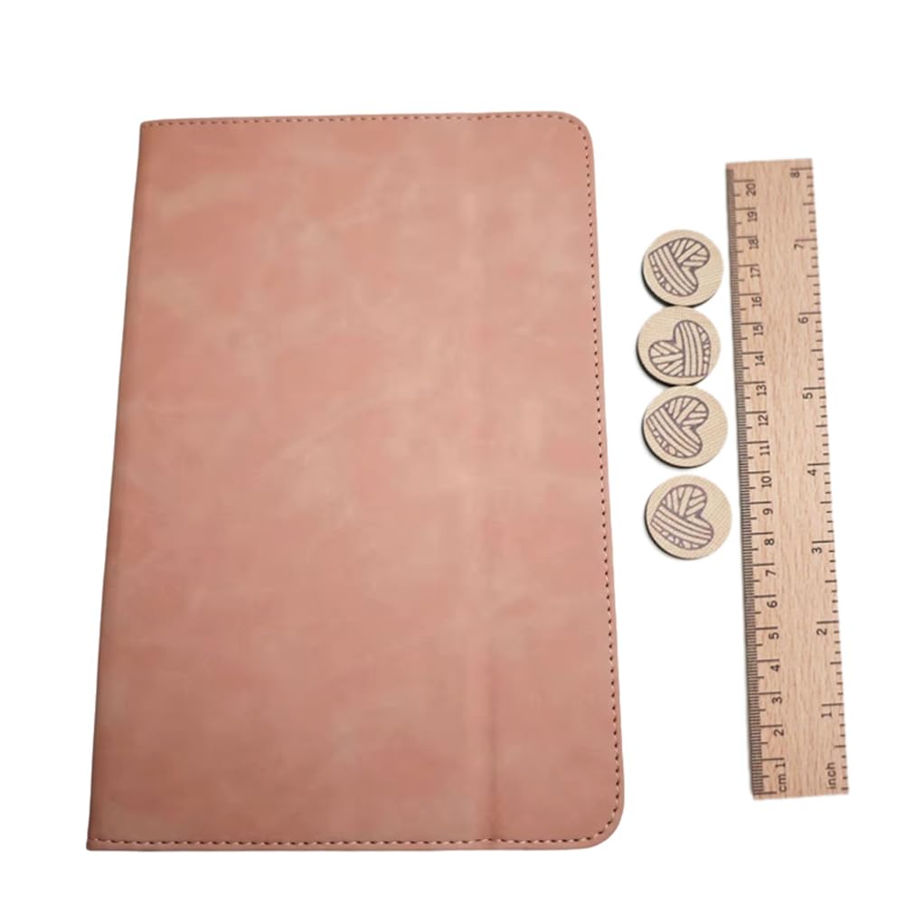 CTRLZS Crochet Chart Holder Crochet Pattern Chart Keeper Easy to Use Foldable Portable Magnetic Knitting Chart Keeper,Pink