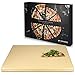 Produktbild Navaris Pizzastein XXL für Backofen Grill aus Cordierit - Pizza Stein groß für Ofen Brot Backen Flammkuchen Gasgrill Herd Steinplatte eckig 45x35cm