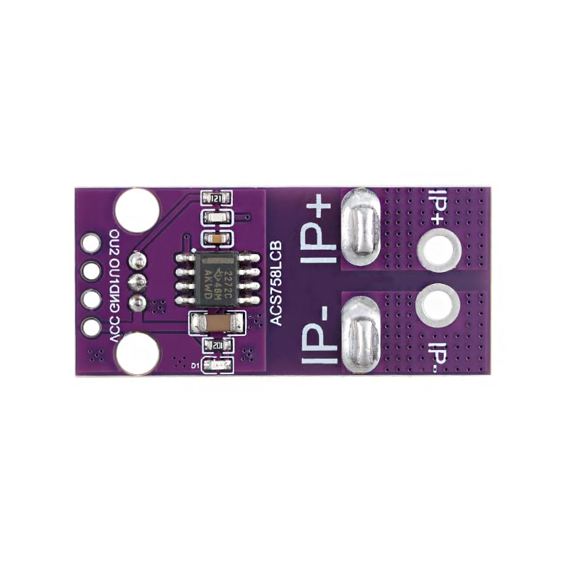 ACS758ECB-200B Hall Effect Current Sensor Module 200A DC/AC for Power Supply Monitoring image 3