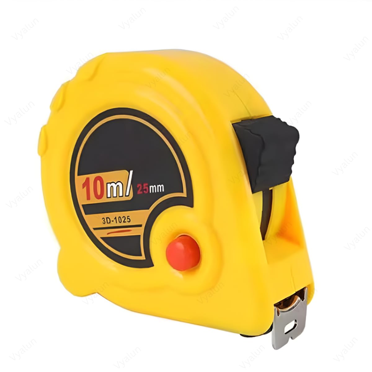 10 Meter Measuring Tape 25mm Wide Blade Heavy Duty Retractable Tape Measure with Lock Button Shockproof Body for Construction Carpentry Home DIY Professional Industrial Use-picture-10