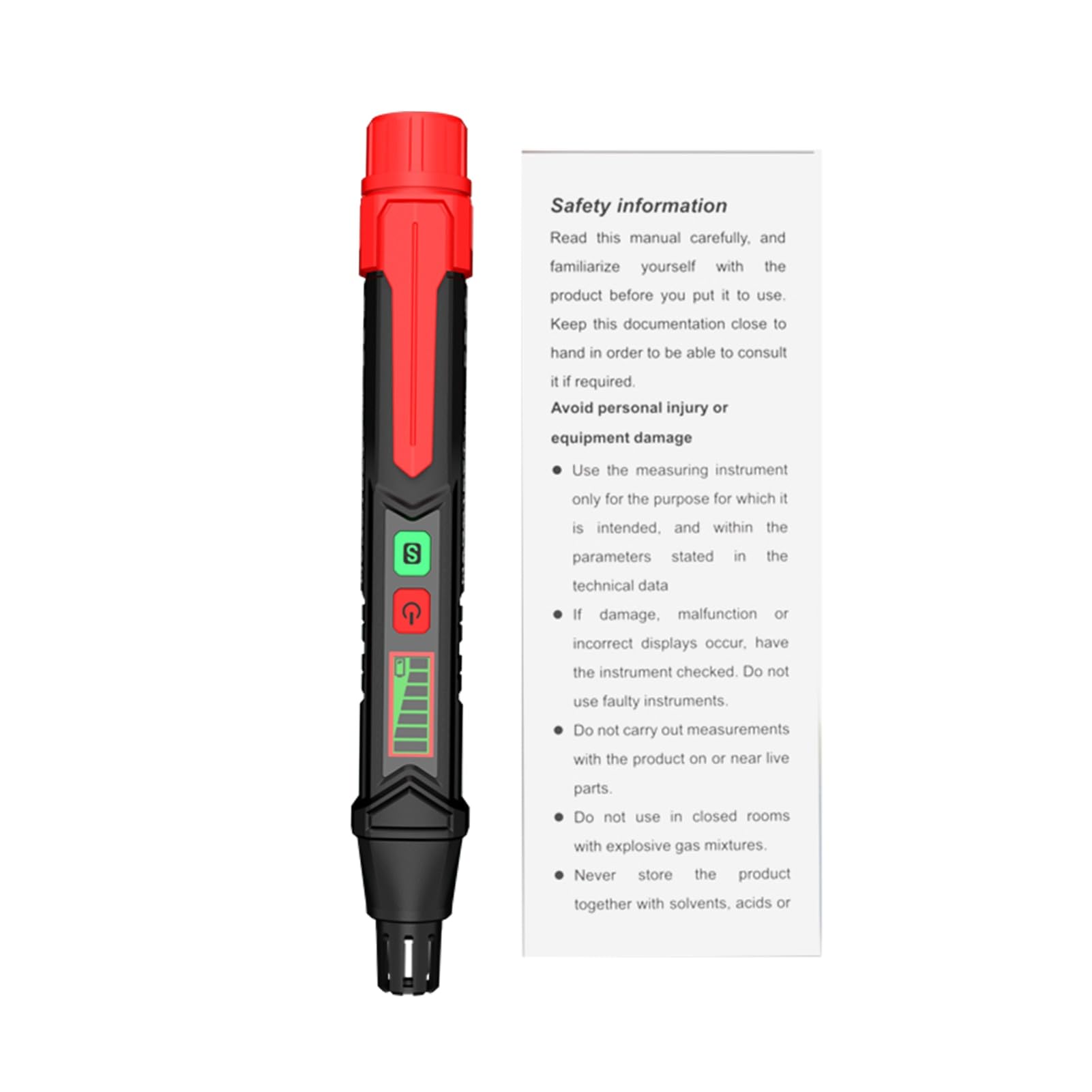 Détecteur de fuite de gaz portable HT609 pour la sécurité de la maison et cuisine