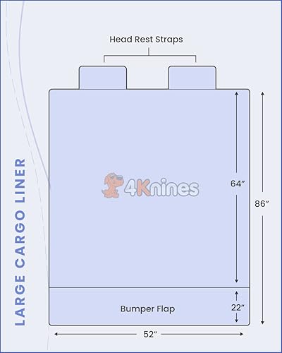 Miniatura 4 de Transportín para maletero de SUV para perros, empresa con base en EE. UU., L, Negro