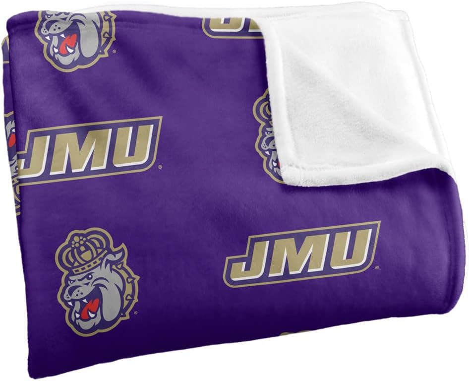 LOGOVISION Official Collegiate Logo Pattern Collection Silky Touch Super Soft Throw Blanket Collection