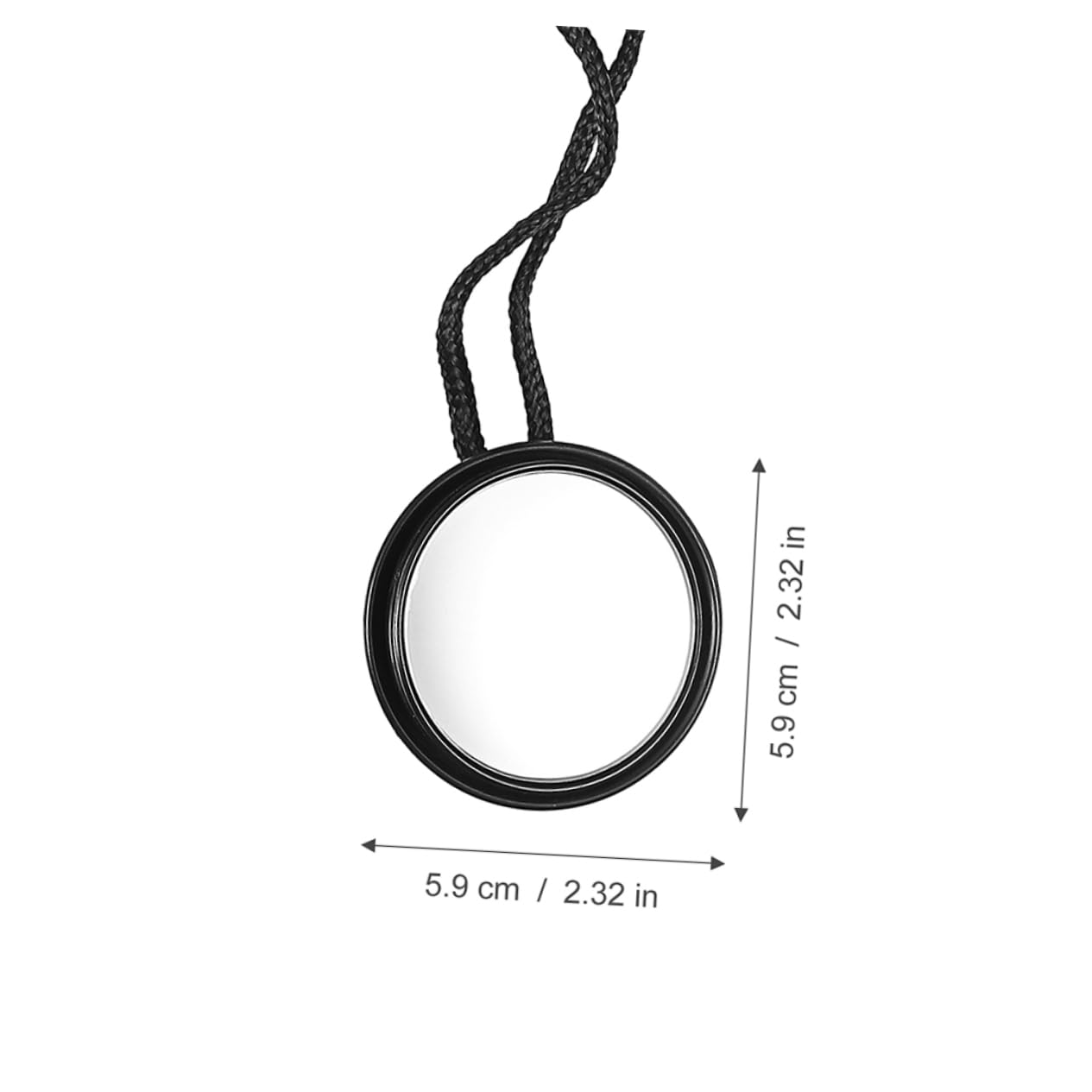 KOMBIUDA Scuba Diving Mirror Snorkeling Gear 2 Pack Diver Observe Mirrors with Lanyard for Safety