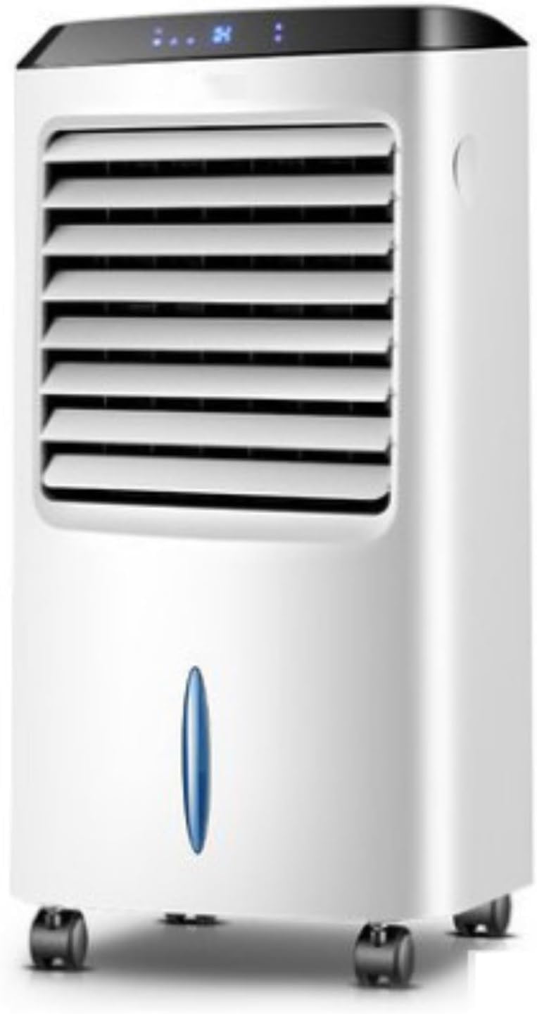 ZHENCHAO Portable Air Conditioner Fan, Evaporative Cooler with 3 Modes & 3 Speeds, 10L Water Tank, 60° Oscillation, No Hose Needed, 38dB Quiet, for Indoor Home Use
