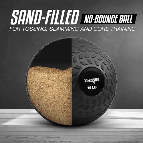 Yes4All JLMS Slam Balls, 10-40Lb Medicine Ball Weight thumb #3
