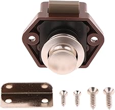 RUDFUZ Gabinete de la Pared de Bloqueo de botón de Bloqueo Camper Car Push Lock Oculto RV manija Cerradura cajón Push Lock gabinete Puerta pestillo Muebles Hardware