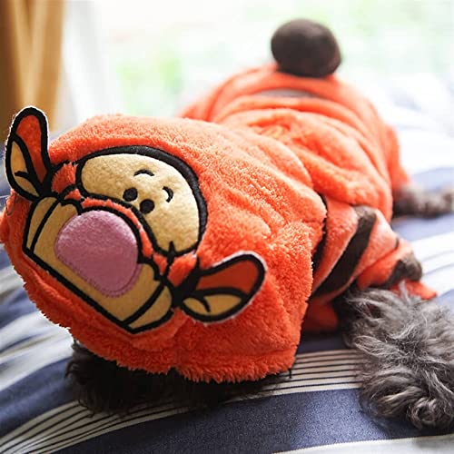 Dog Hoodies Pet Dog Clothes Tiger Dog Winter Coats Warm Dog Hoodies For Chihuahua Small And Large Dog Costumes (Color : Tiger, Size : L) #TOP3