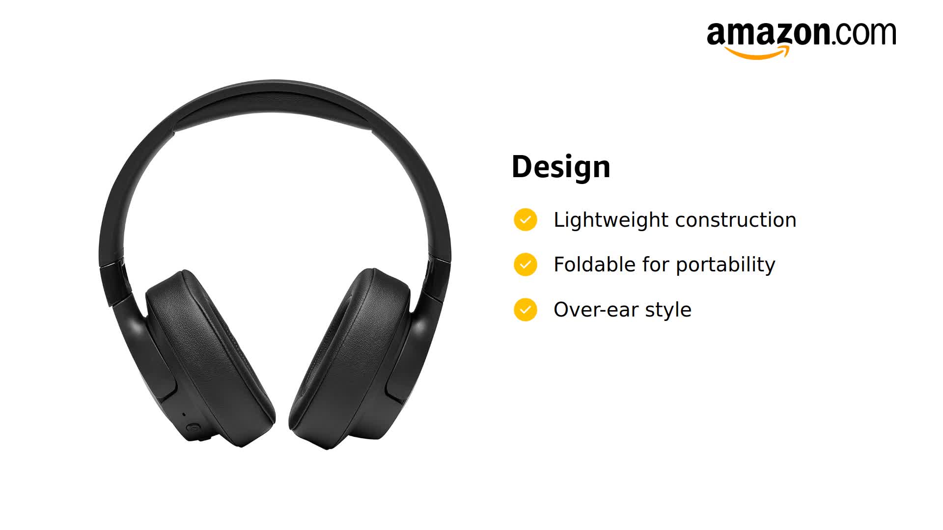 Amazon.com: JBL Tune 760NC Over-Ear Headphones - Lightweight JBL