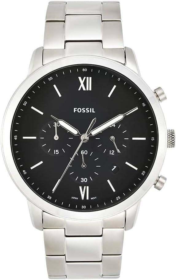 Fossil Neutra Watch for Men, Quartz Chronograph Movement with Stainless Steel Strap