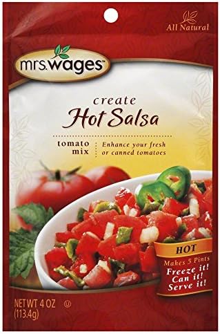 Mrs. Wages Hot Salsa Tomato & Canning Mix, 4-oz (Pack of 12) image 2