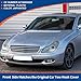 ACROPIX Front Side Car Bumper Tow Hook Cover Tow Cover Cap Unpainted Fit for Mercedes-Benz CLS W219 C219 2004-2007 No.A2198850026 - Pack of 1