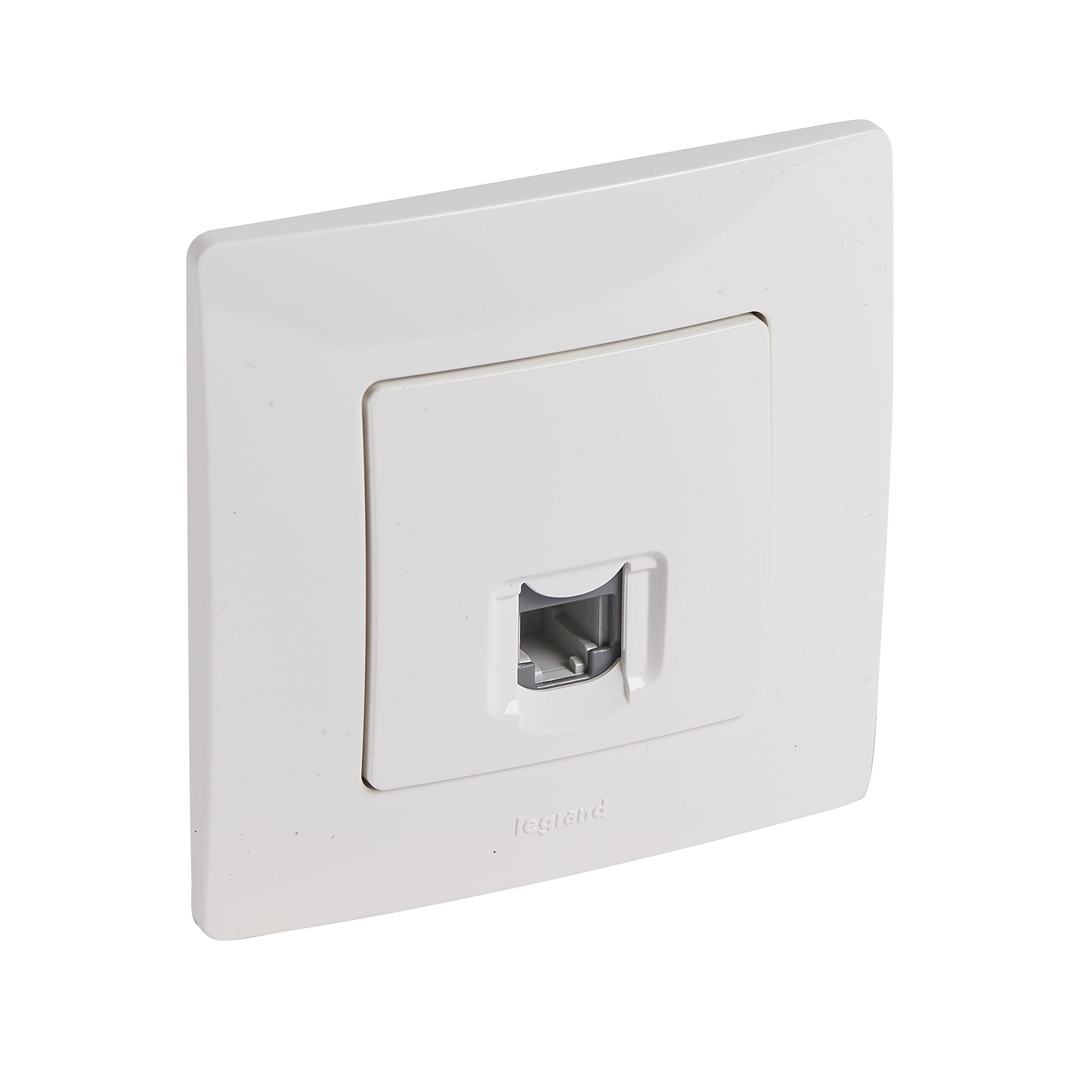 Galion - 1 Gang Single RJ11 Telephone Socket Outlet - White - View #10