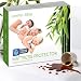 Single Bed Mattress Protector 90x200cm Waterproof 100% Bamboo