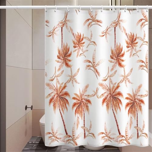 Rideau de douche anti moisissure 100x200 avec ourlet lesté en polyester imperméable
