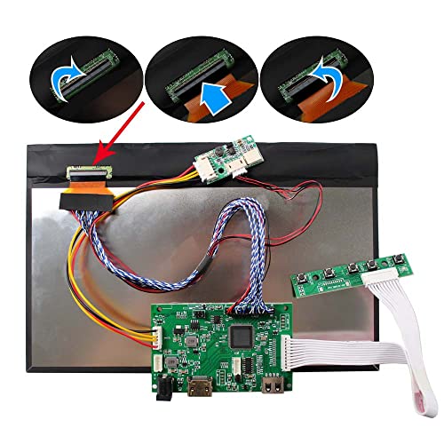 Image of VSDISPLAY 10.1'' VS101WUM-N20 1920X1200 LCD Screen with USB LCD Board | Adjustable Brightness