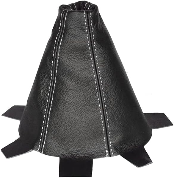 Ltd Compatible with Shift Boot for 2002-2006 Acura RSX Leather White Stitching