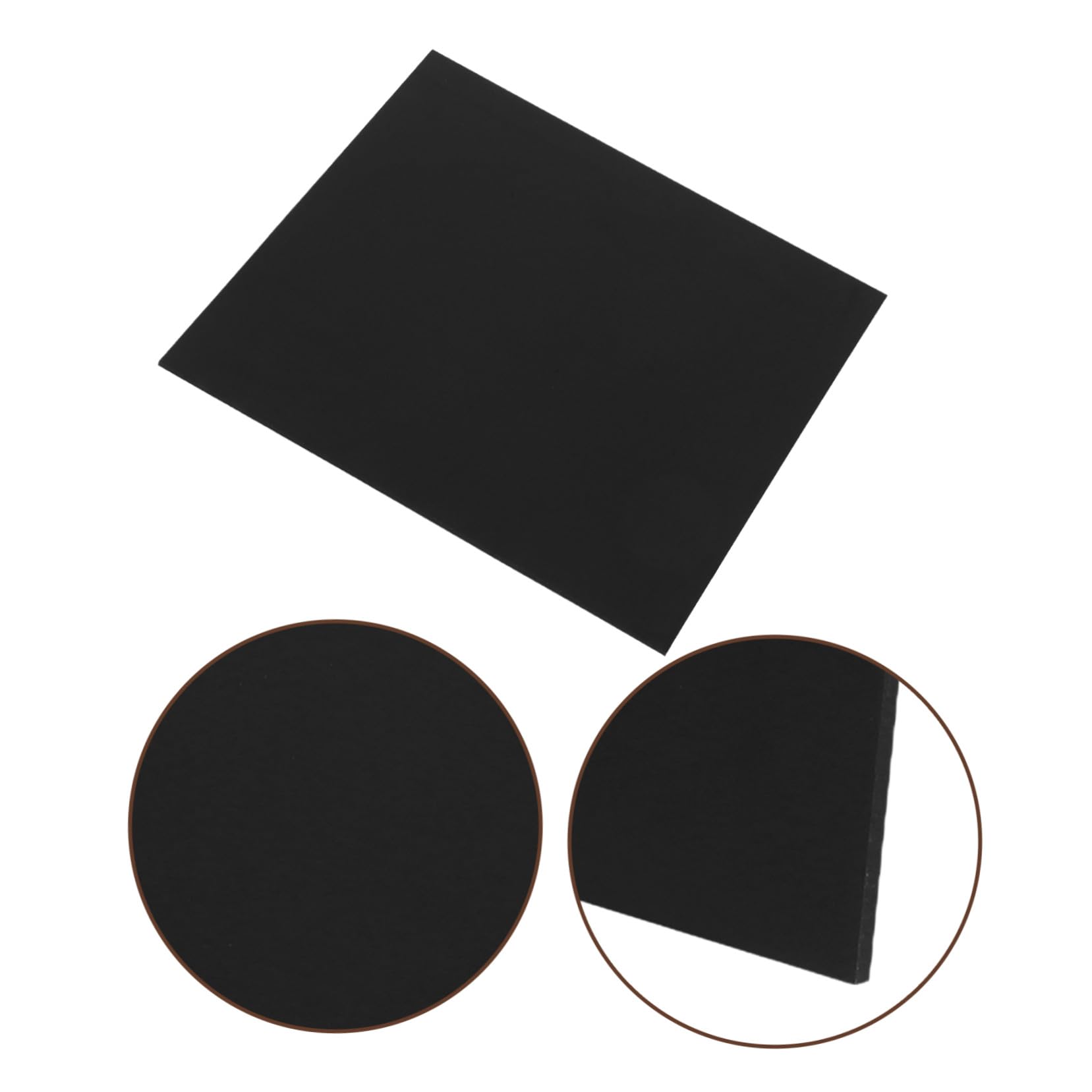 Schwarze Acrylplatte und Selbstgemacht Bastelarbeiten Heimdeko