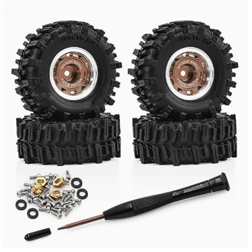 RC�������i For Bronco For Wrangler K10 For Ascent-32 For Axial Scx30 1/30 Rc �J�[ 4 �� 0.7 �C���`�z�C�[�������^�C���ύX�p�[�c�A�N�Z�T���[(Type 20)