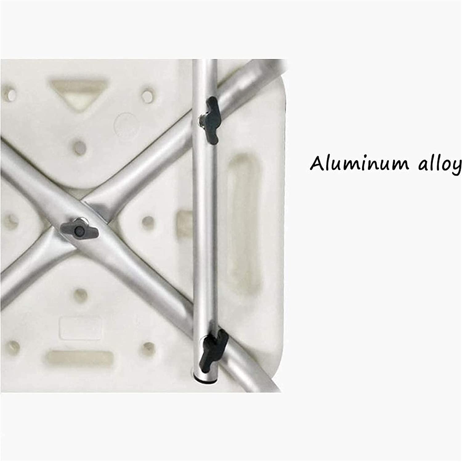Taburete de Ducha Asiento de Ducha Taburete de Ducha Silla de baño Antideslizante de aleación de Aluminio Taburete de baño de Ducha con Respaldo-Ancianos discapacitados Embarazadas