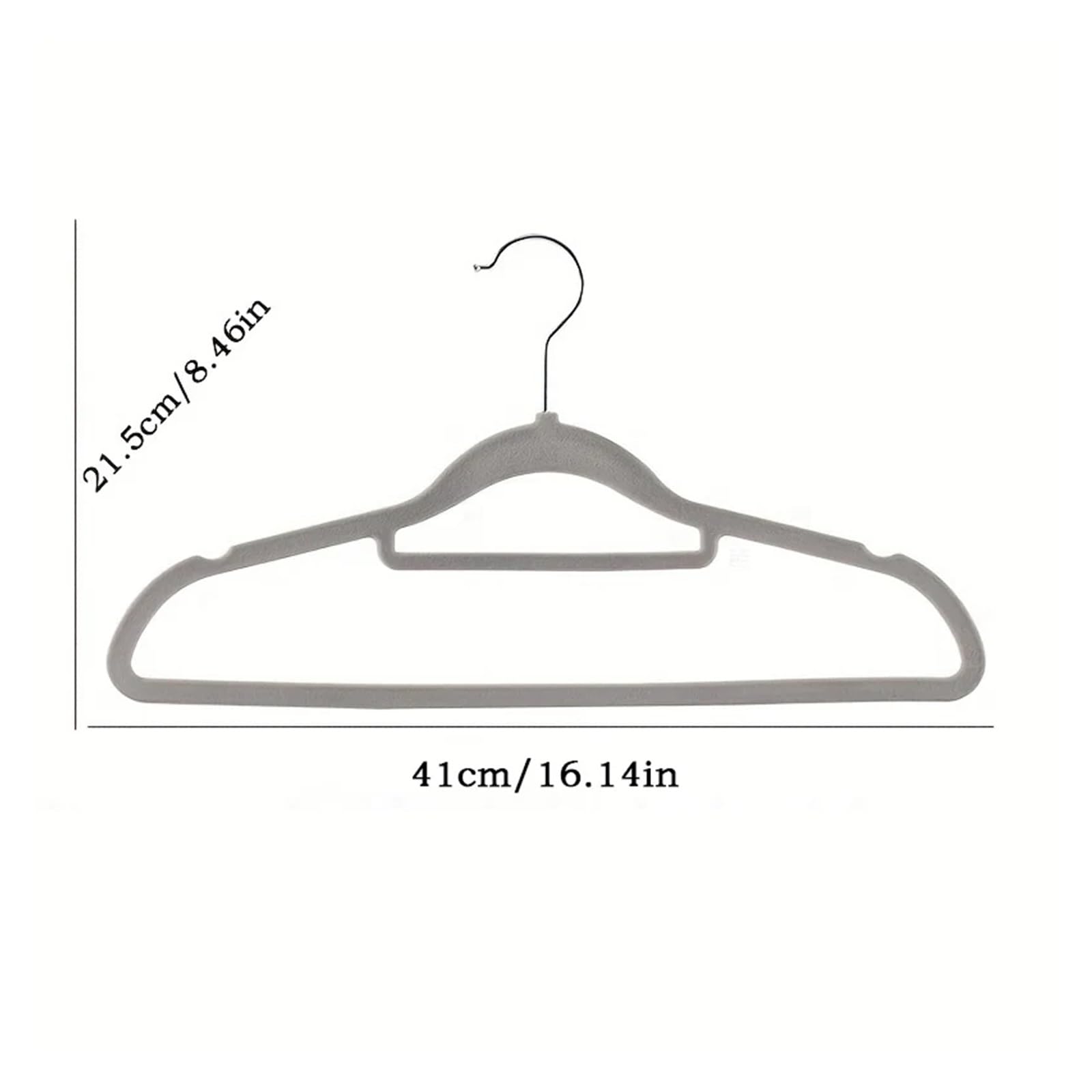 Kleiderbügel Kleiderbügel aus Samt, platzsparend, rutschfest, beflockter Kleiderbügel aus Samt, for Kleidung(Pink-10PCS)