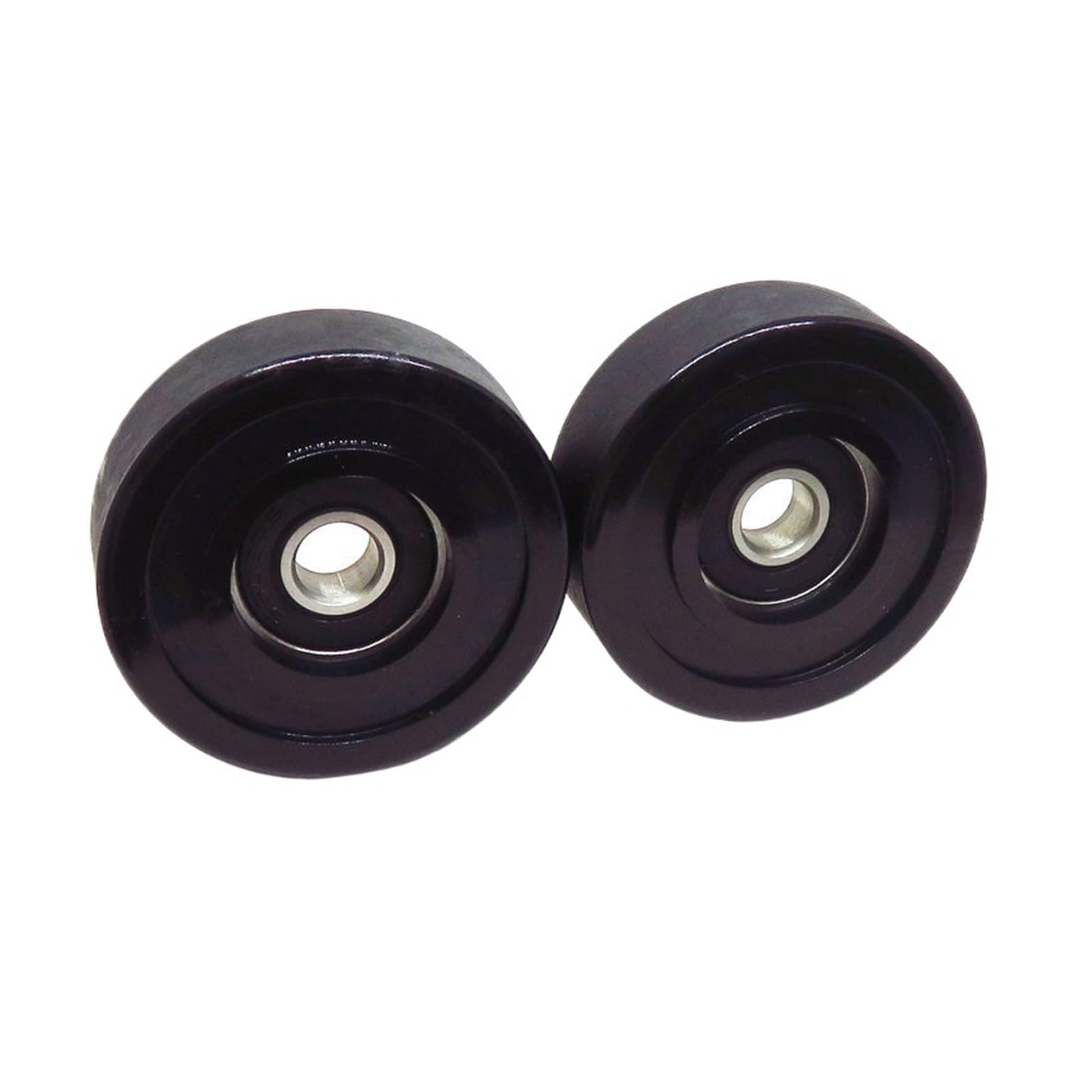 FQJYXWEWL 1Pcs Outer Diameter 45mm 85A Hard Rubber Roller with 608RS Bearing PU60845-14 8x45x14 Black Polyurethane Pulley Bearing