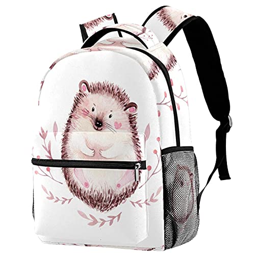 Sac à dos décontracté pour femme grand volume au motif de peinture à l'huile colorée