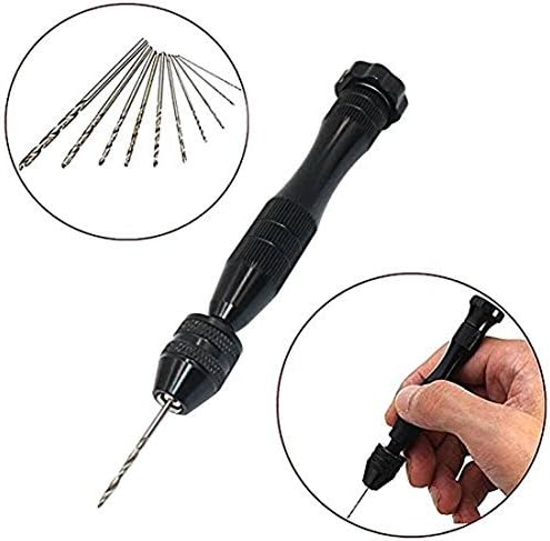 Hand Twist Drill Bits Precision Pin Vise Mini Micro Hand Drill Bit Set Rotary Tools