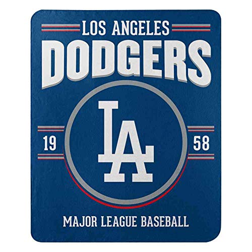 MLB Los Angeles Dodgers 50x60 Fleece Southpaw DesignBlanket Team Colors One Size