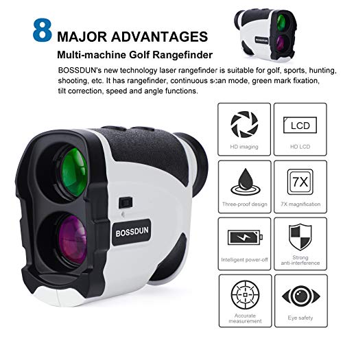 Telemetro-Laser-para-Golf-y-Caza-Telemetro-Largo-de-1000-Yardas-con-Aumento-7X-Pendiente-Bloqueo-de-Bandera-Vibracion-Telemetro-Legal-para-Torneos