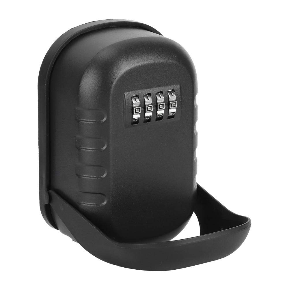 2-Pack Aluminum Alloy Key Lock Box, Wall Mounted Outdoor Security Storage Case for Keys with Screws and User Manual