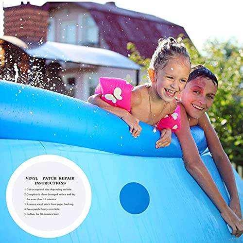 Fancyes Auto-Adesivo PVC Remendos de Reparação, Piscina de Vinil Forro Remendo de Reparação de Barco