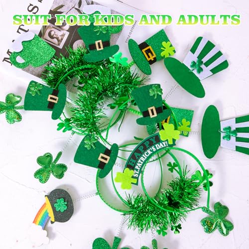 8Pcs-St-Patricks-Day-Headbands-Green-Shamrock-Clover-Hats-Headband-Boppers-Saint-Patricks-Day-Irish-Headwear-Costume-Accessories-Top-Hat-Head-Band-Bopper-Party-Favors-for-Women-Men-Kids