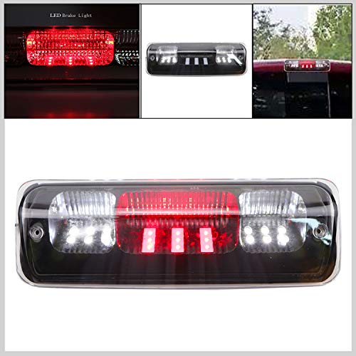 Replacement for Ford F-150 2004-2008 for Explorer Sport Trac 2007-2010 for Lincoln Mark LT 2006-2008 High Mount LED 3rd Tail Brake/Cargo Light (Black+Clear LEDs) by HuaZoon - Used condition - US$14.05