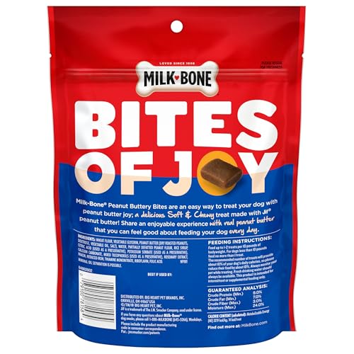 Milk-Bone Soft & Chewy Peanut Buttery Bites, 11.8 Oz. Bag - image 9