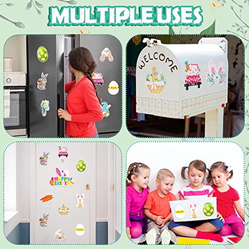 13 Pieces Easter Magnets Car Magnets Refrigerator Magnets Bunny Carrot Egg Magnetic Decor For Easter Party Decorations Kitchen Whiteboard Cabinet Metal Doors Locker Decor #TOP5