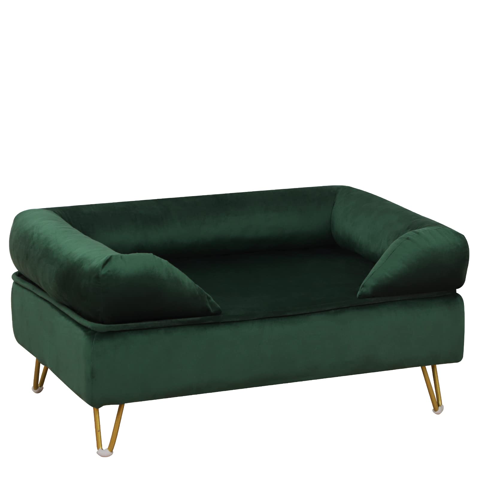 Yoonnie Haustier-Sofa – 70x43x39 Cm, Mit Waschbarem Kissen, Holzrahmen, Für Katzen & Kleine Hunde